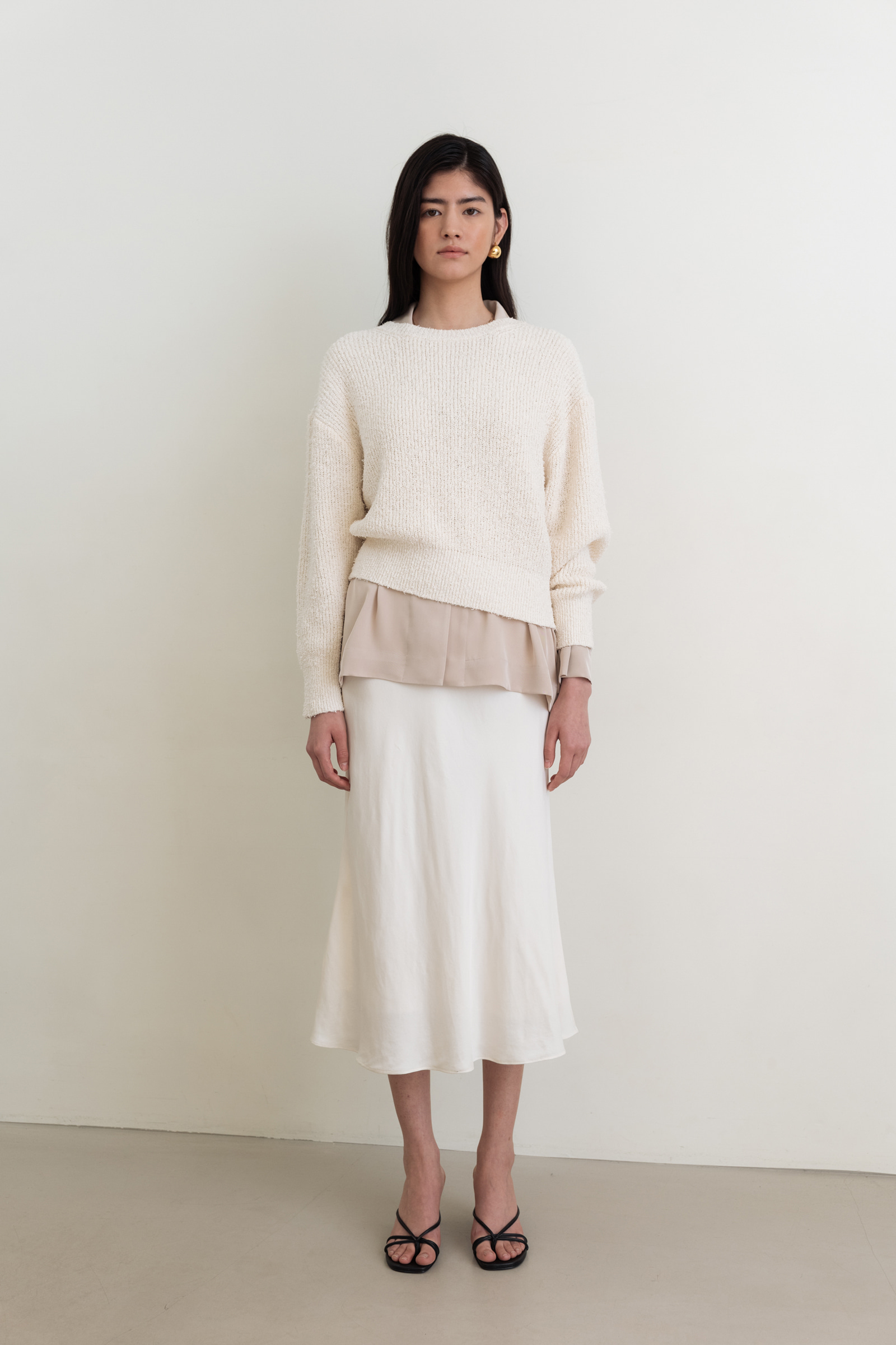 BOUCLE ROUND KNIT [3 COLOR]