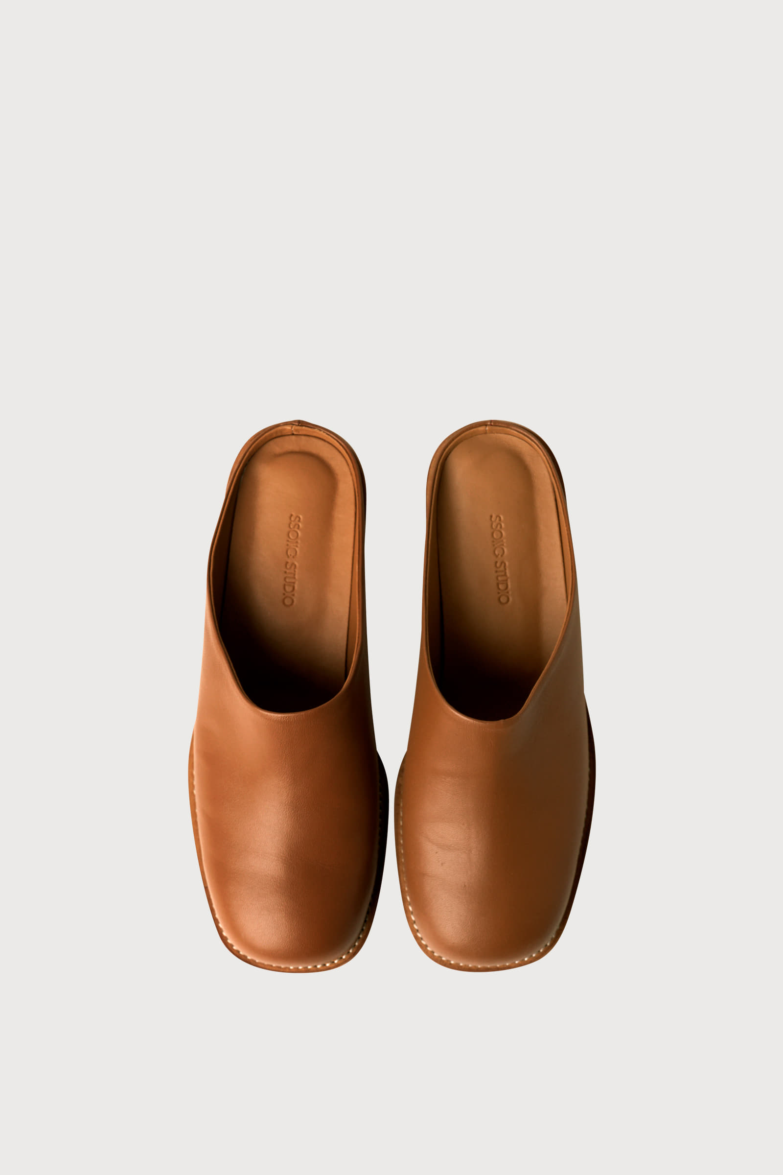 Part.5 Brown mule slippers [수제화]